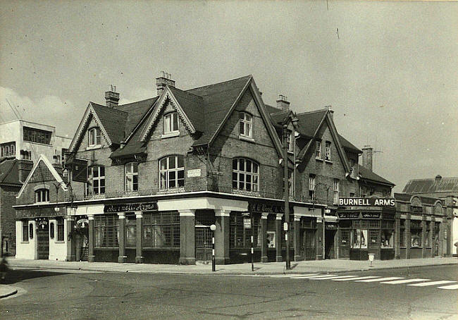 Burnell Arms, 241 High Street north, East Ham - in 1960