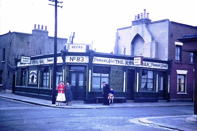 Royal Oak, 83 Woodman Street, North Woolwich - in 1958