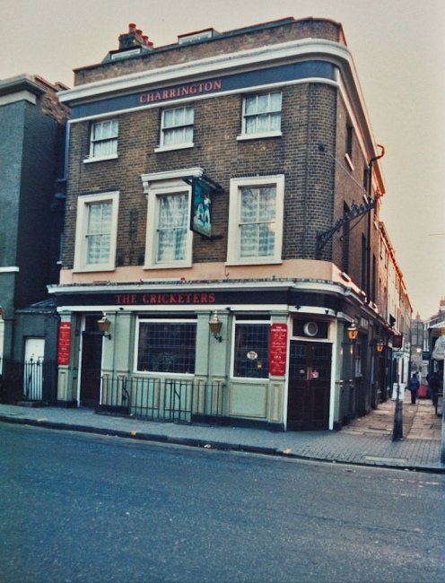 The Cricketers, King William Street, Greenwich in 1978.