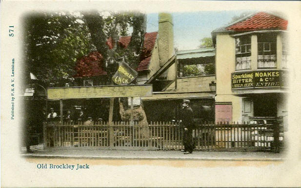 Brockley Jack, Lewisham - close up view run by Noakes & Co