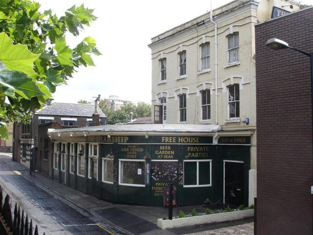 The Steamship, 24 Naval Row in August 2006