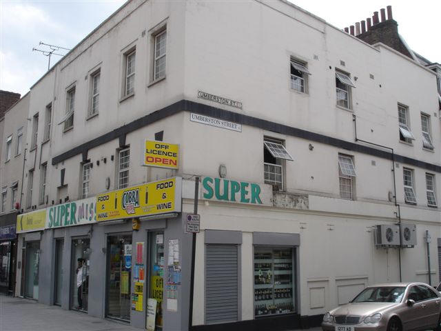 Dagmar Arms, 140 Commercial Road, E1 - in May 2007