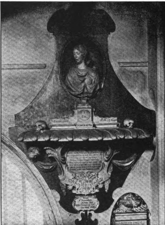Elizabeth Pepys Monument - 10th November 1669
