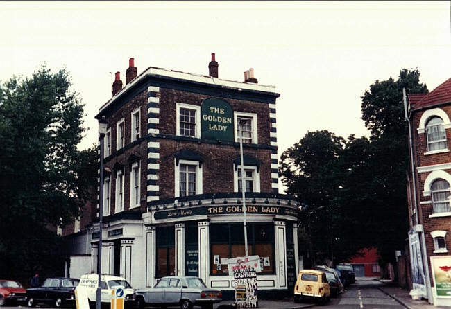 The Golden Lady, Albion road - in 1988
