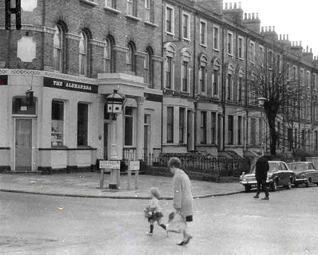 The Alexandra, Alexandra road and Loudon road, Hampstead NW8, circa 1940s before demolition