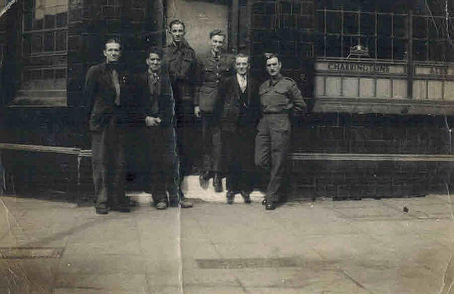 Jack Grumball is second from the right. My uncle, Maurice Lodge
