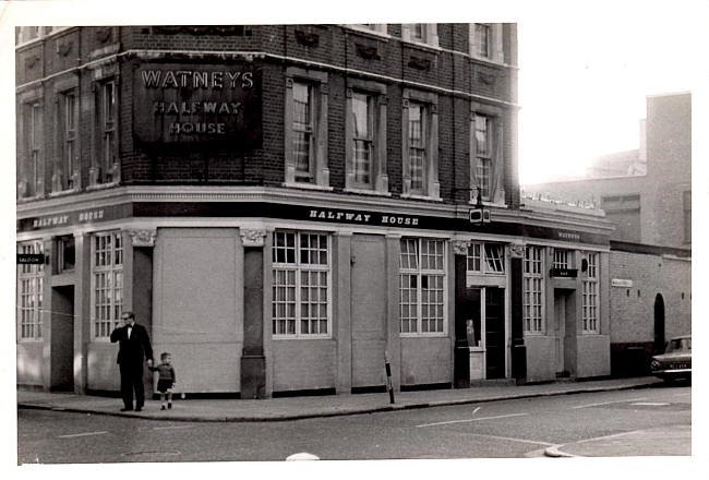 Halfway House, 28 Webber Street, London, SE1 - circa 1965
